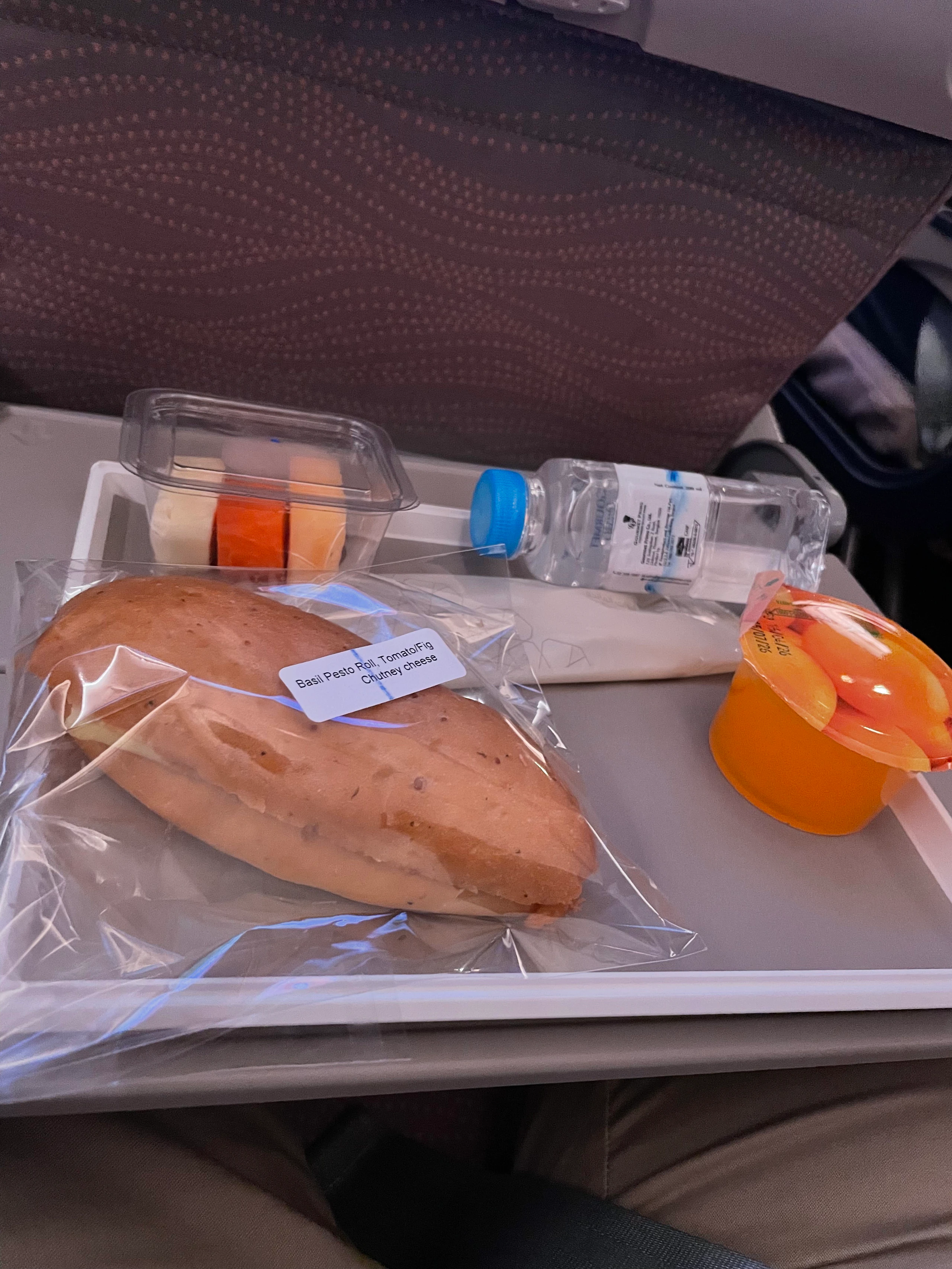 Emirates In-Flight Meal