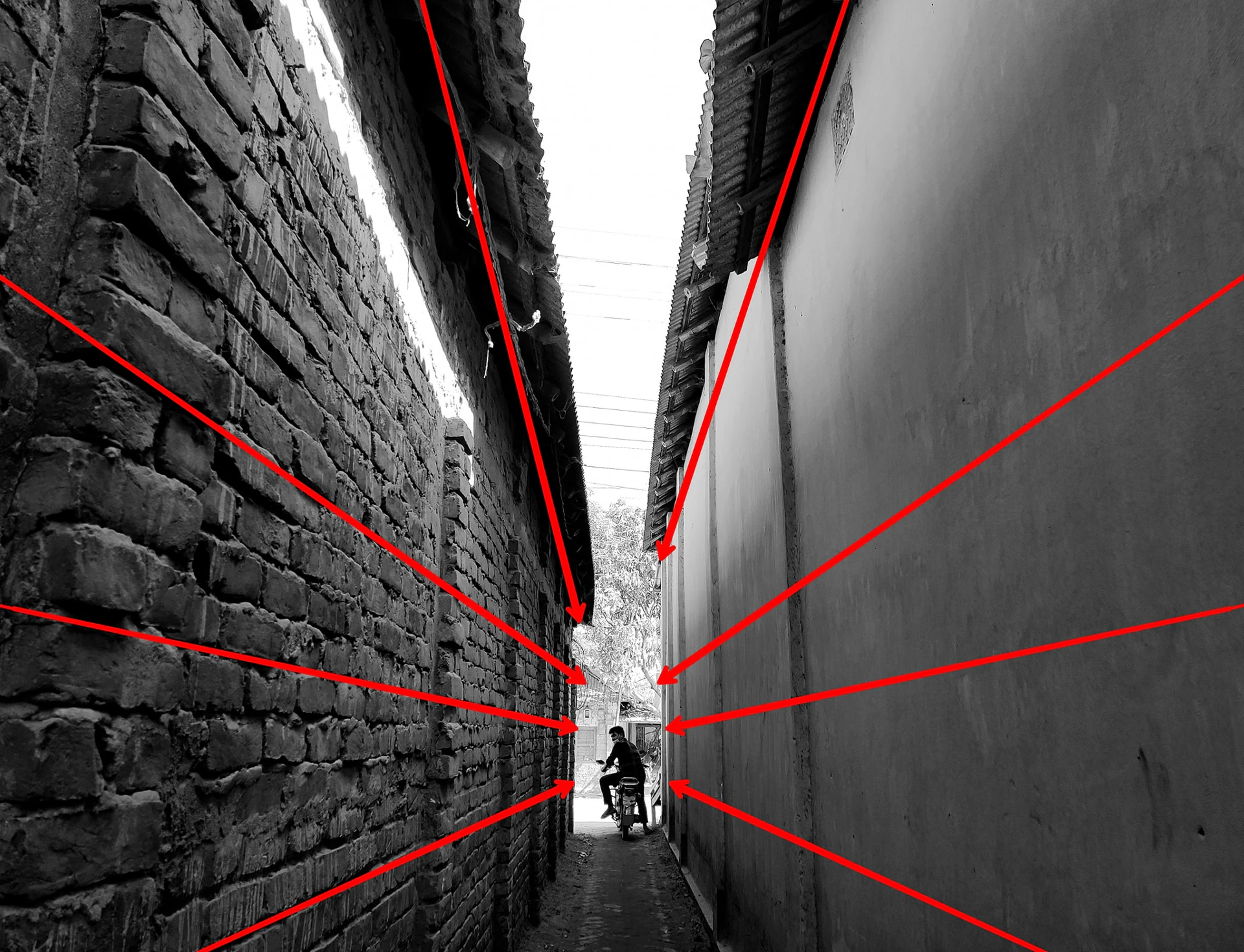 Leading lines